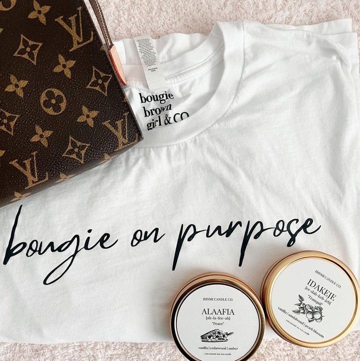 SIGNATURE BOUGIE ON PURPOSE TEE