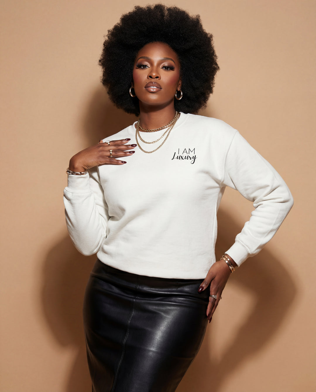 I AM LUXURY SWEATSHIRT